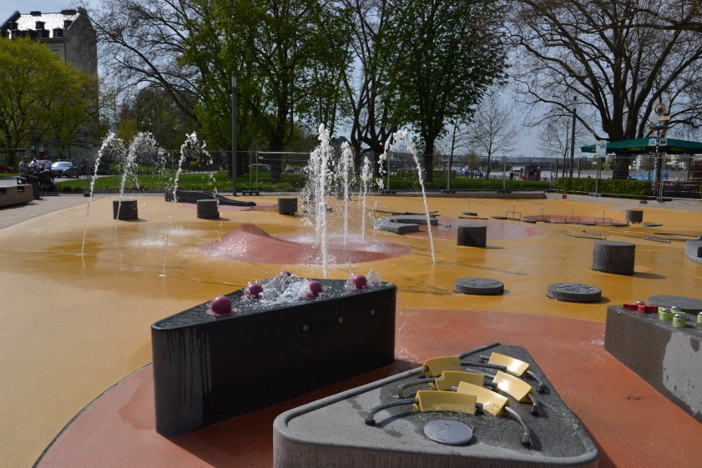 Wasserspielplatz am Eck geöffnet Wasserspielplatz am Eck geöffnet