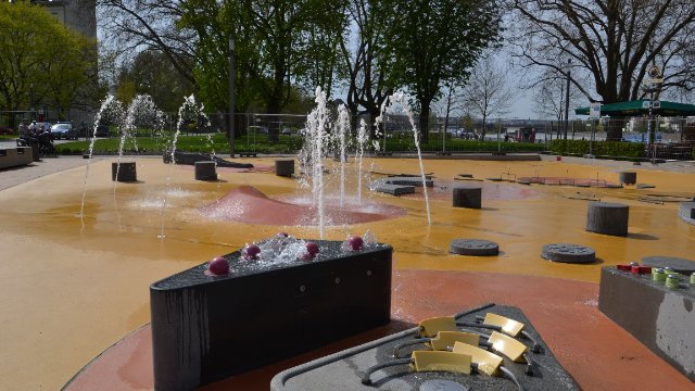 Wasserspielplatz am Eck geöffnet  