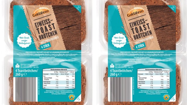 Warnung vor Verzehr von Eiweiß-Toastbrötchen von Aldi Süd