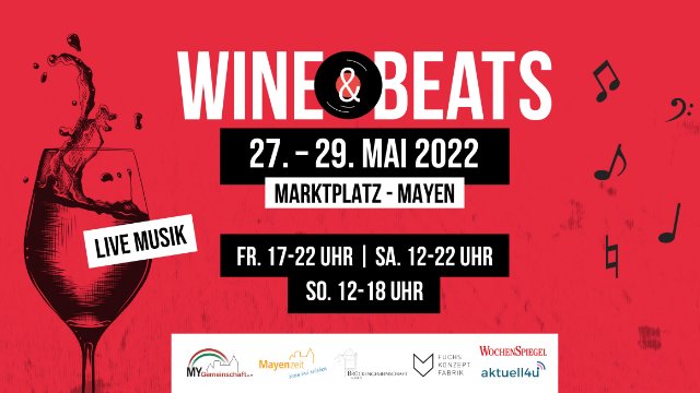Wine & Beats findet am letzten Maiwochenende statt