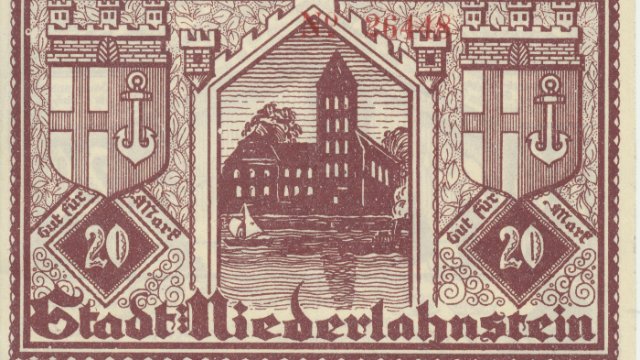 Vor 100 Jahren druckte Niederlahnstein eigenes Geld