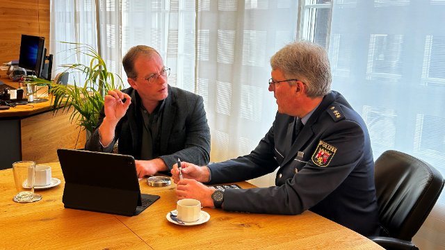 Austausch mit dem neuen Leiter der Verkehrsdirektion Koblenz