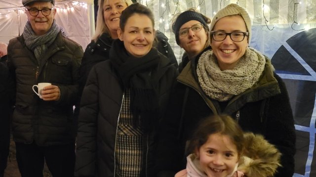 Winterliches Straßenfest in Nievern