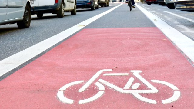 Neue Radverkehrsführung in der Rizzastraße