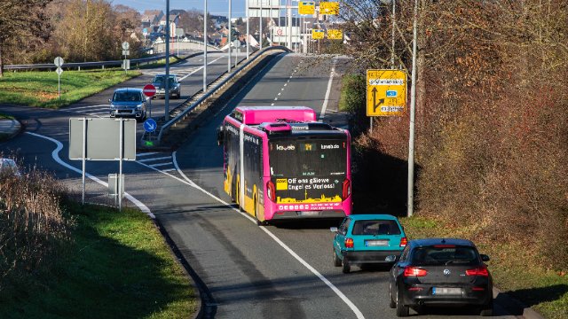 Koblenz: Baubeginn des Kreisverkehrsplatzes Kurt-Schumacher-Brücke