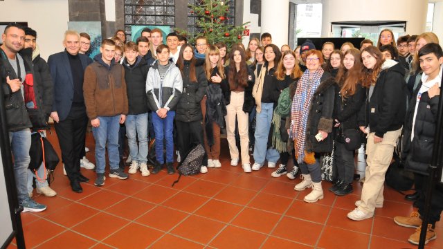 Französische Schüler zu Gast in Andernach