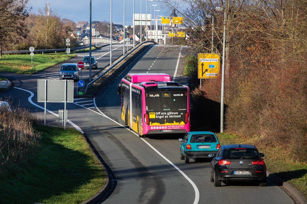 Koblenz: Baubeginn des Kreisverkehrsplatzes Kurt-Schumacher-Brücke Koblenz: Baubeginn des Kreisverkehrsplatzes Kurt-Schumacher-Brücke