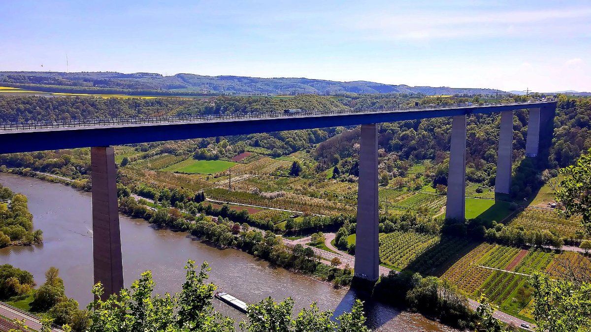 Winningen: Schäden an zweithöchster Autobahnbrücke Deutschlands über der Mosel
