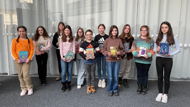 Vorlesewettbewerb des Deutschen Buchhandels: Juli Auler siegt beim Stadtentscheid
