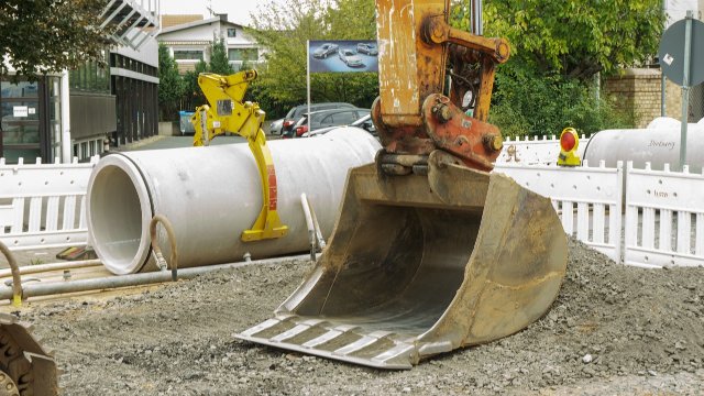 Die Kanalbauarbeiten in Rübenach haben begonnen