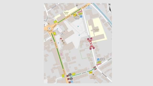 Vollsperrung der Gerberstraße vom 13. bis 17. März in Mayen
