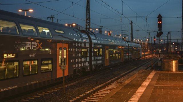Nächtliche Bauarbeiten der Deutschen Bahn in Nassau