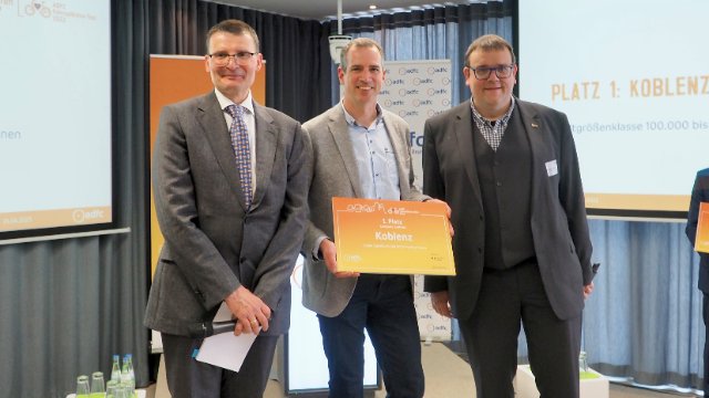 Koblenz wird vom ADFC als Aufholer ausgezeichnet