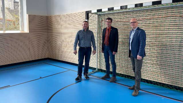 Turnhalle in der Bachstraße offiziell fertig gestellt 