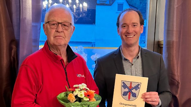 Ortsring-Mitglied Peter Fuchs in Arzbach verabschiedet