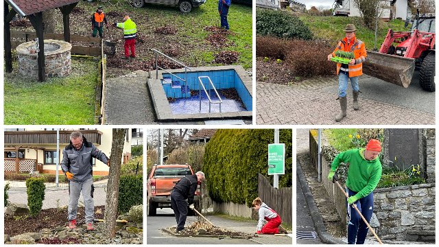 Tolles Ergebnis beim Frühjahrsputz in Winden