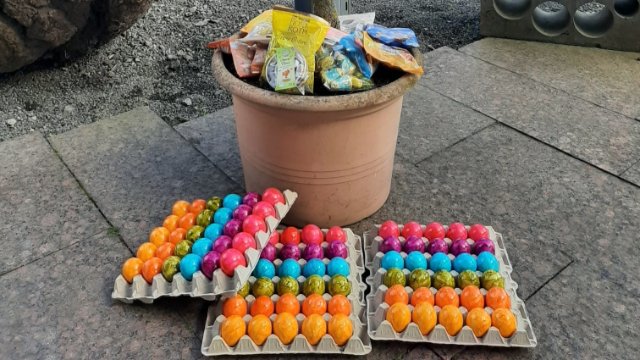 Ostereiersuche in den Erlebniswelten Grubenfeld