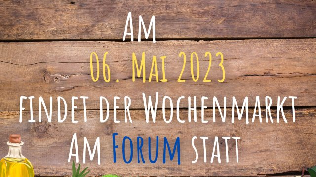 Wochenmarkt in Mayen wird zum "Forum" verlegt