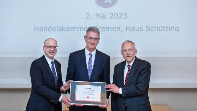 Bremer Steuer-Schlüssel 2023 geht an Professor Dr. Heinz Kußmaul