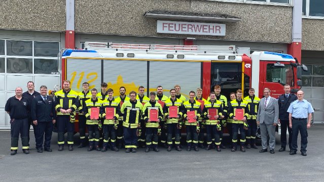 Neue Feuerwehrleute für die Verbandsgemeinde Montabaur