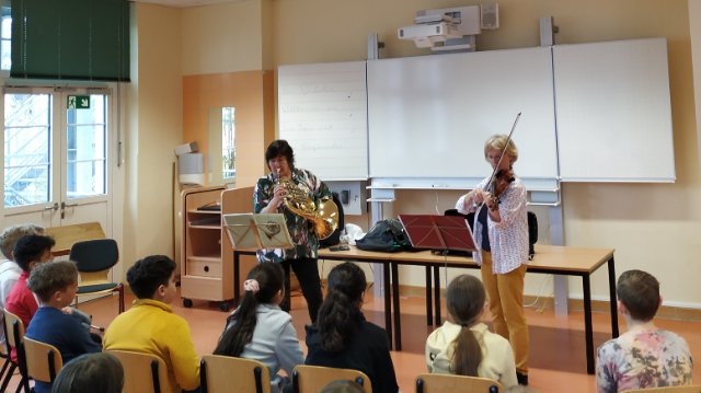 Musikalischer Besuch an der Joseph-Kehrein-Schule Montabaur