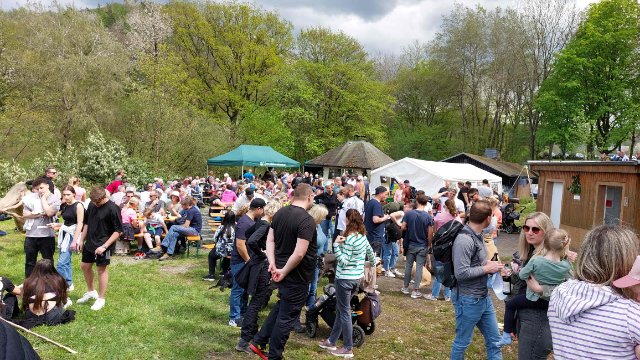 1. Mai auf der Augstblick-Hütte war ein voller Erfolg
