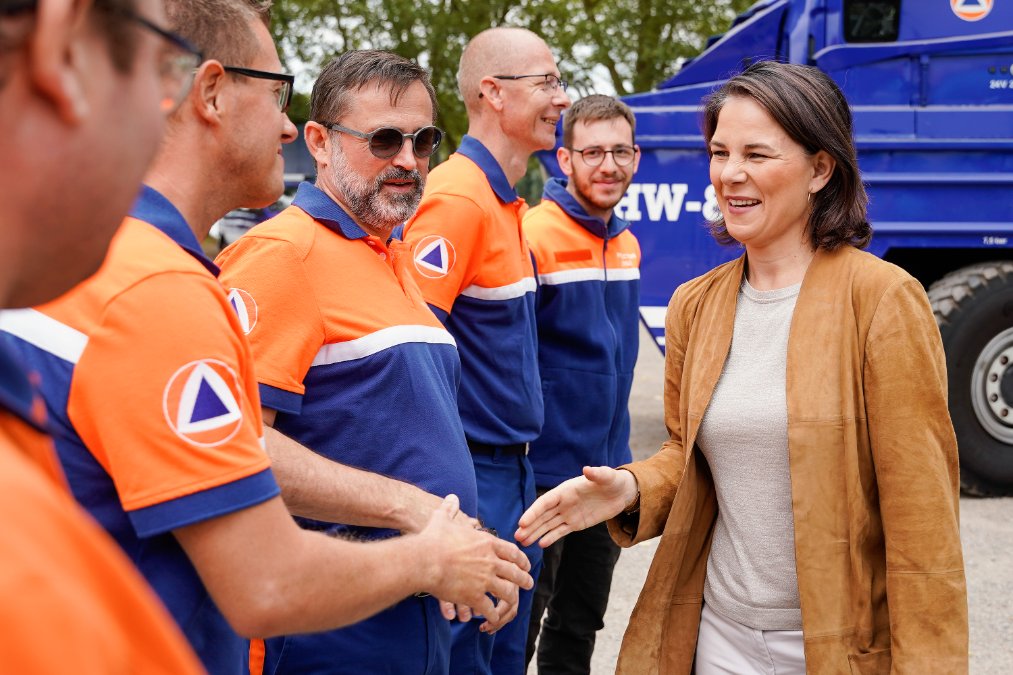 Außenministerin Annalena Baerbock: Brauchen starken Katastrophenschutz Außenministerin Annalena Baerbock: Brauchen starken Katastrophenschutz