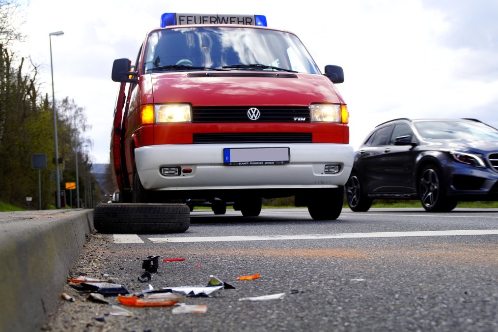 Crash-Rettung auf A61 bei Mendig Crash-Rettung auf A61 bei Mendig