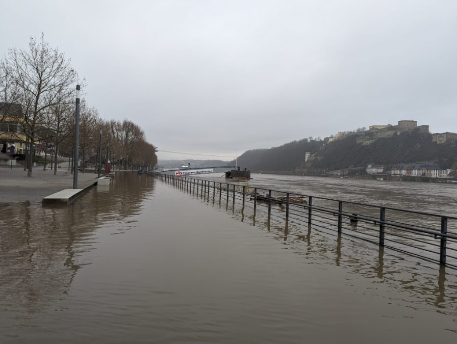 Hochwasserlage in Rheinland-Pfalz entspannt sich weiter