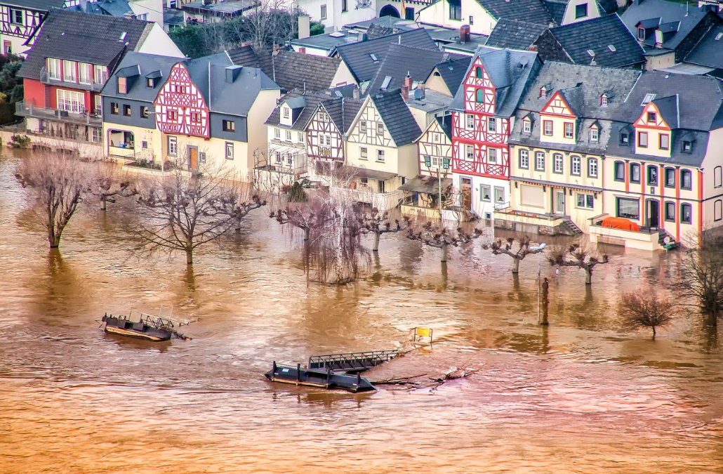 Versicherer: 36 000 Adressen im Land von Hochwasser bedroht