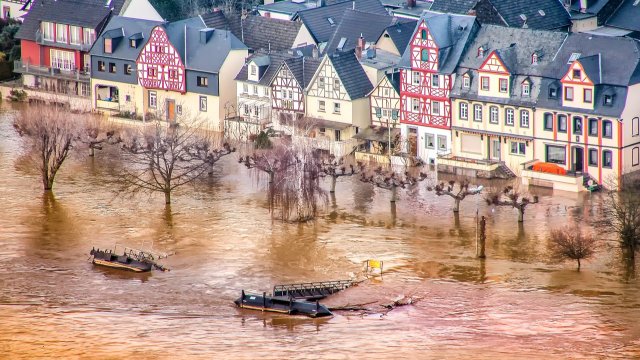Versicherer: 36 000 Adressen im Land von Hochwasser bedroht