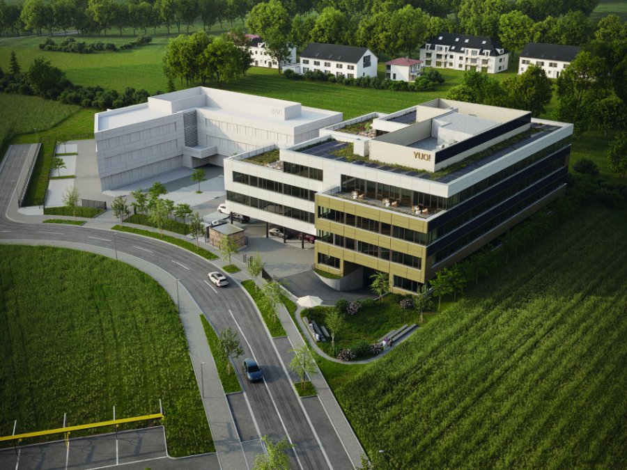 Nachhaltiges Bürogebäude entsteht an der B9 (YUO!) 