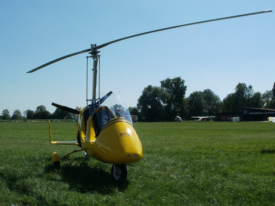 Gyrocopter-Absturz: Pilot bleibt unverletzt Gyrocopter-Absturz: Pilot bleibt unverletzt