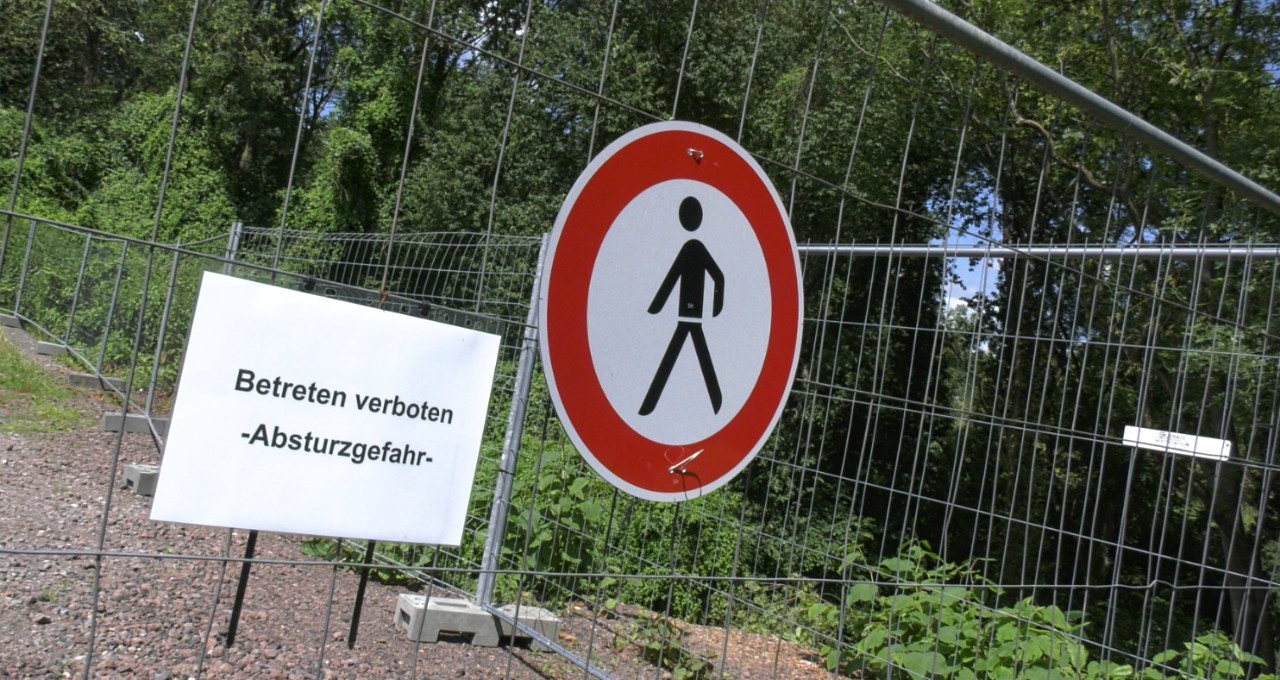 Hangrutsch in Ahrweiler - Stabilisierung geplant Hangrutsch in Ahrweiler - Stabilisierung geplant