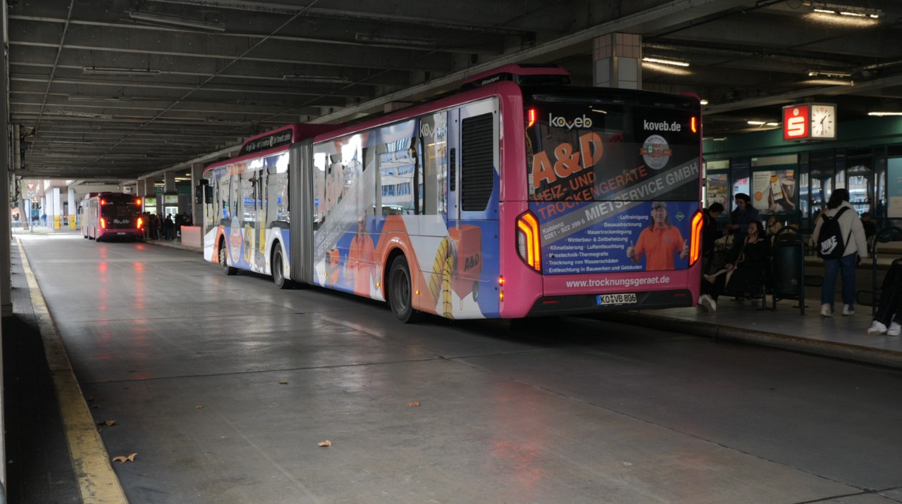 Busfahren in Koblenz wird günstiger: Tageskarte für nur 5,50 Euro im gesamten Stadtgebiet