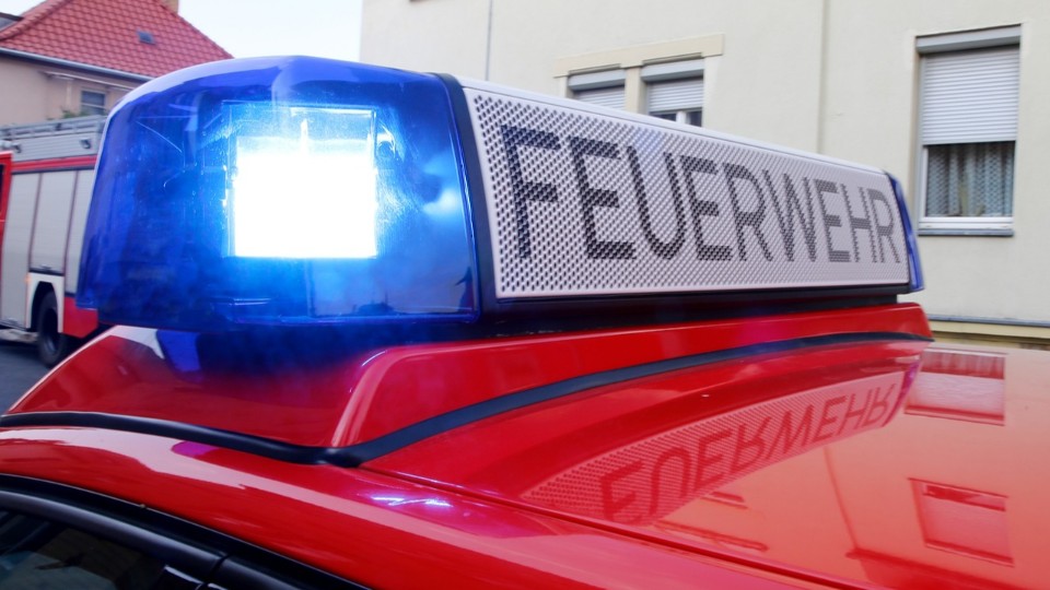 Brand in Industriehalle einer Spedition in Heimbach-Weis