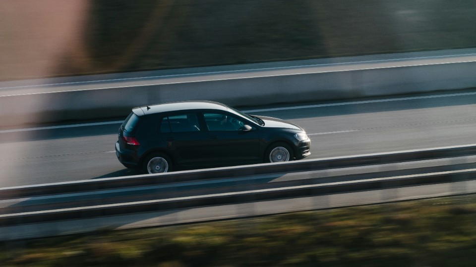 Autofahrer auf der Autobahn genötigt