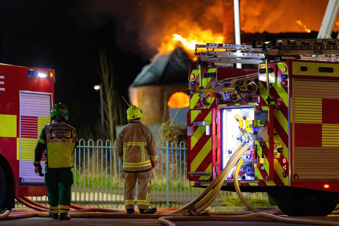 Verdacht auf Brandstiftung - Scheunenbrand in Hachenburg