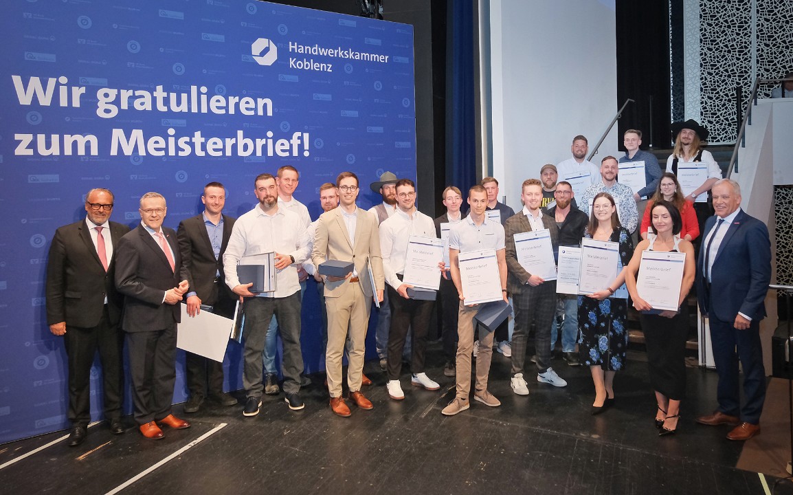 678 „Meister made in Koblenz“ aus 26 unterschiedlichen Herkunftsländern 678 „Meister made in Koblenz“ aus 26 unterschiedlichen Herkunftsländern