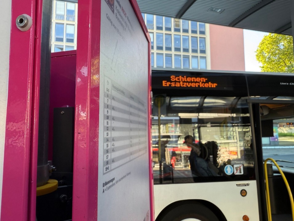 Bauarbeiten der Bahn: Einschränkungen südlich von Koblenz Bauarbeiten der Bahn: Einschränkungen südlich von Koblenz