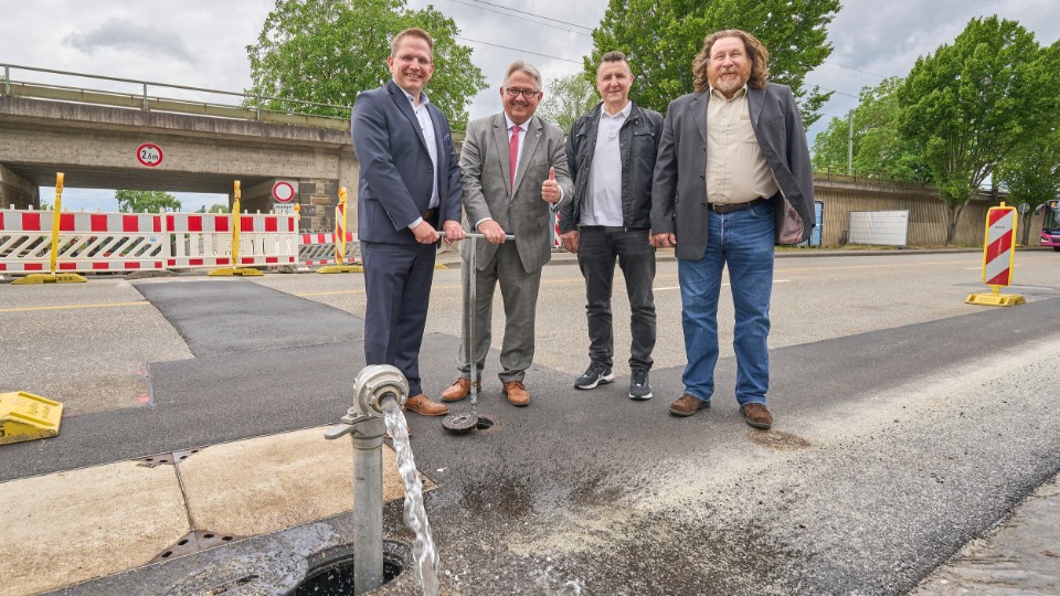 Neue Trinkwasserleitung nach Vallendar ist in Betrieb