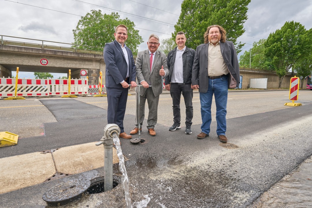 Neue Trinkwasserleitung nach Vallendar ist in Betrieb