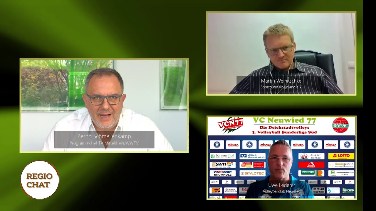 „Regio-Chat“ mit Martin Weinitschke und Uwe Lederer im Talk mit Bernd Schmellenkamp