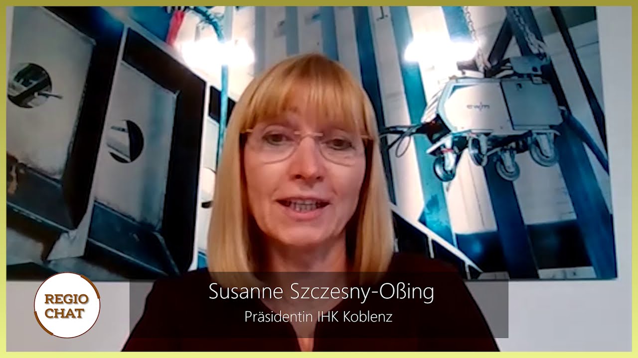 „Regio-Chat" mit Susanne Szczesny-Oßing (Präsidentin IHK Koblenz)