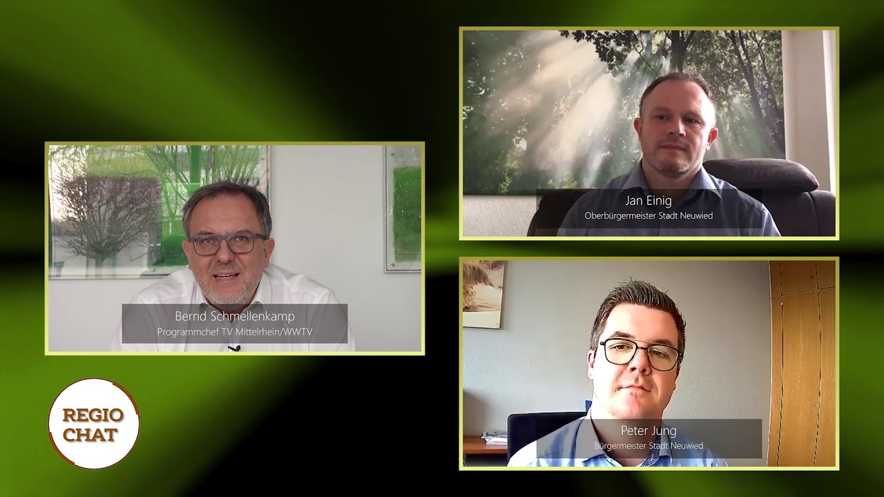 „Regio-Chat" mit Jan Einig (Oberbürgermeister Neuwied) & Peter Jung (Bürgermeister Neuwied)