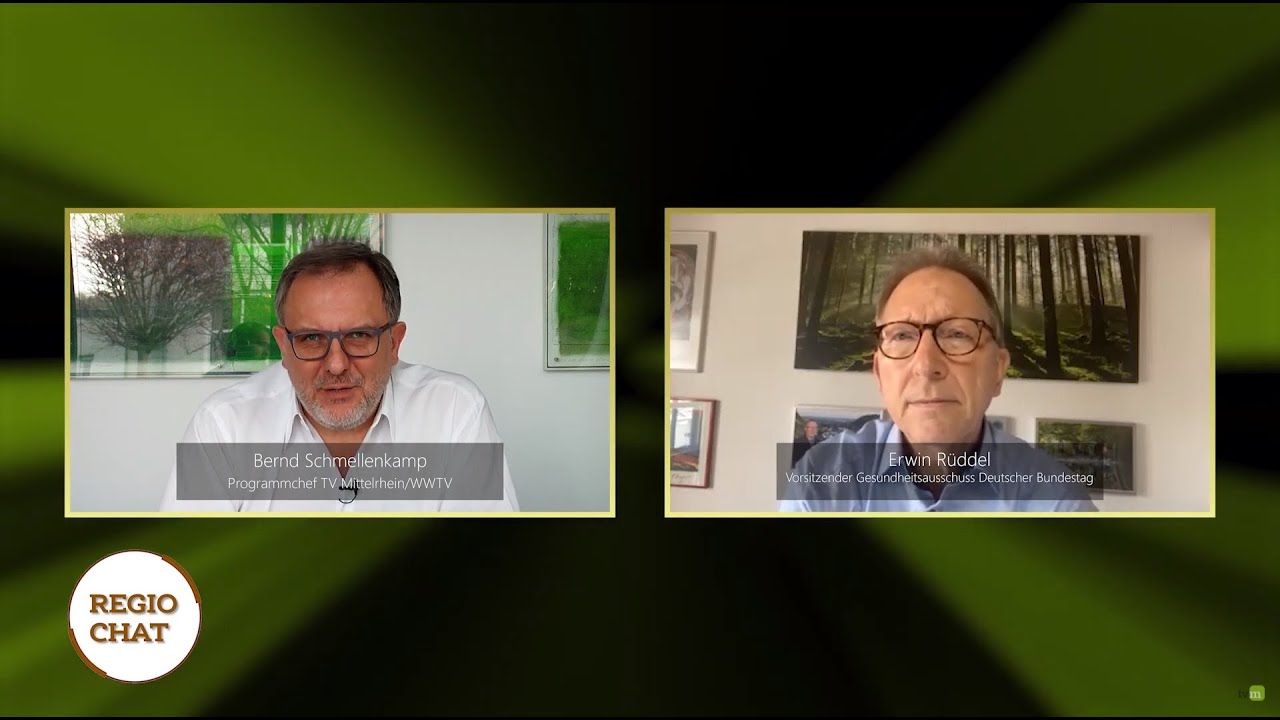 Regio-Chat mit Erwin Rüddel (Vorsitzender Gesundheitsauschuss Deutscher Bundestag)