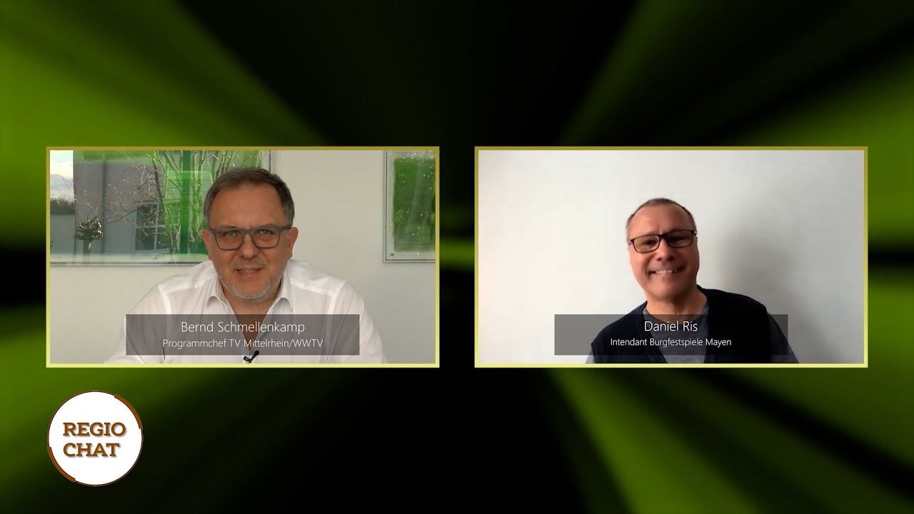 „Regio-Chat" mit Daniel Ris (Intendant Burgfestspiele Mayen)