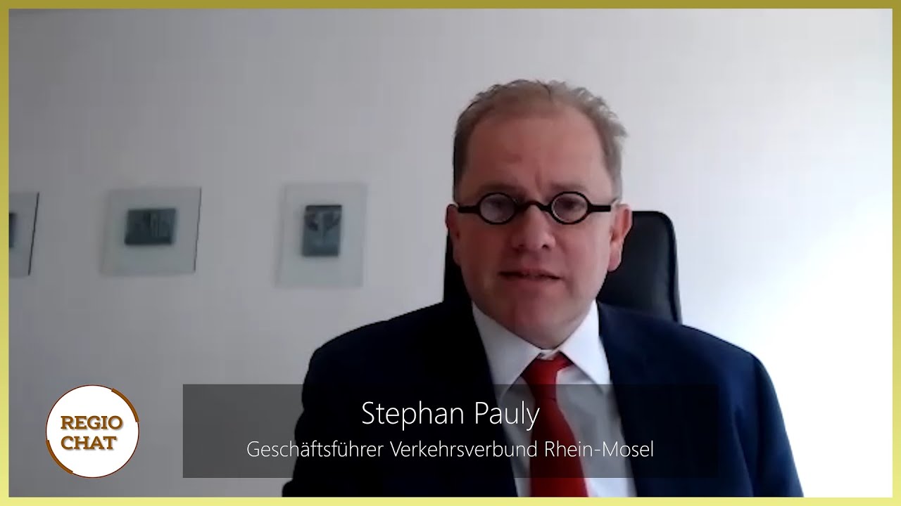Regio Chat mit Stephan Pauly, Geschäftsführer Verkersverbund Rhein-Mosel