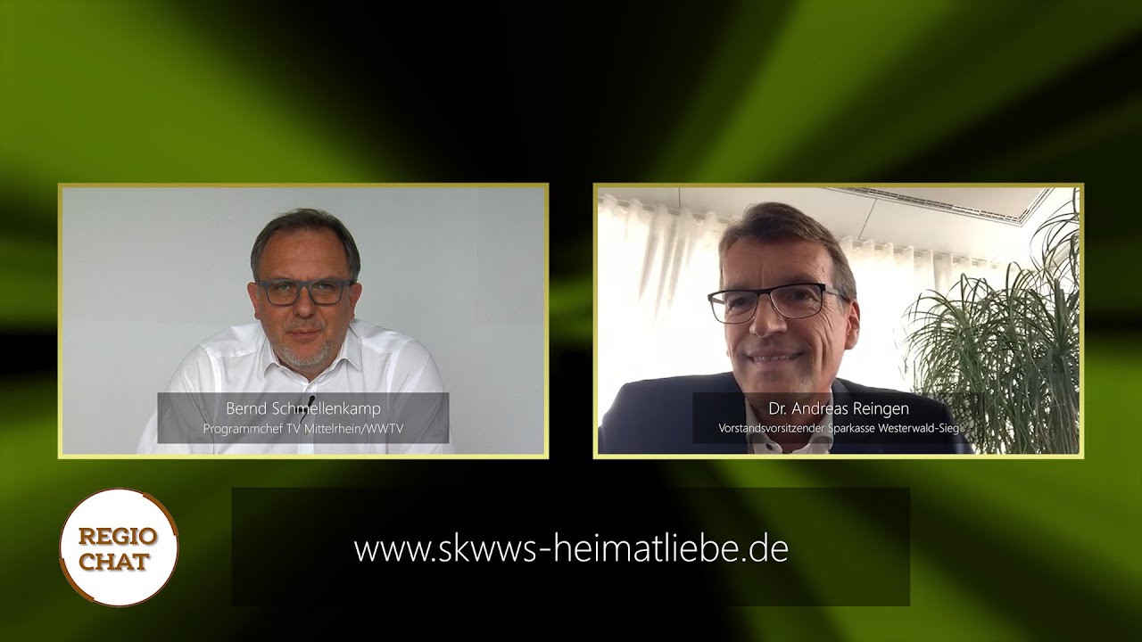 "Regio-Chat" mit Dr. Andreas Reingen (Vorstand Sparkasse Westerwald-Sieg)