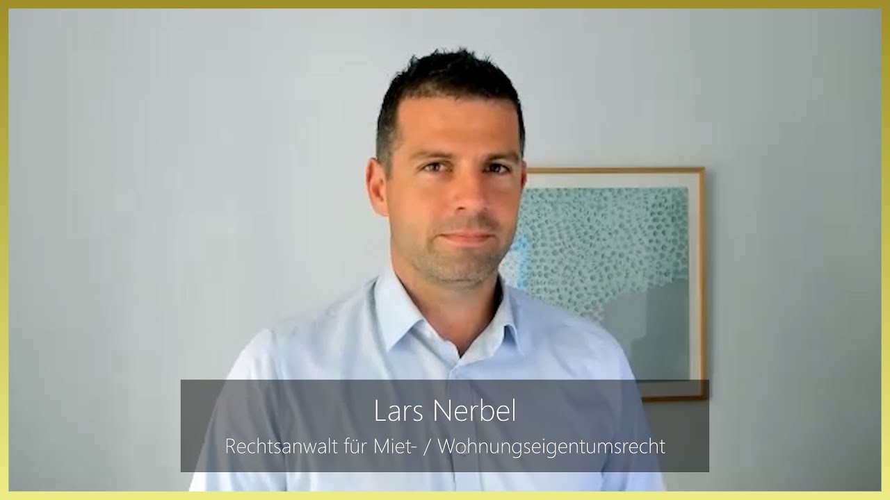 "Regio-Chat" mit Lars Nerbel (Rechtsanwalt Miet- und Eigentumsrecht)